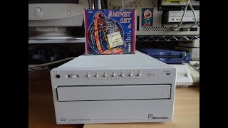 Mountain CD7 Multi Disk CD ROM Drive on an Amiga 500