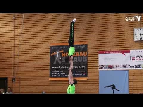 Acro Cup Albershausen 2013 Mens Pair Juniors 2 Balance SC Riesa Germany - Behrendt Teichmann