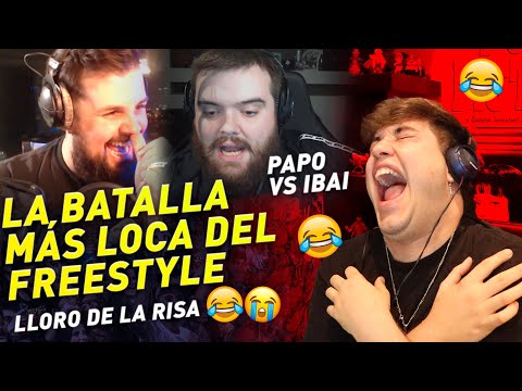 IBAI VS PAPO - REACCIONO A LA BATALLA MÁS ÉPICA DEL AÑO *Lloro d la risa 😂😂