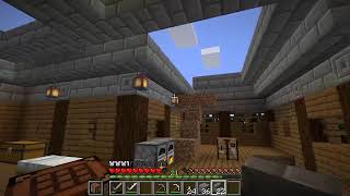 朝からマインクラフトで日曜大工（作建築作業）