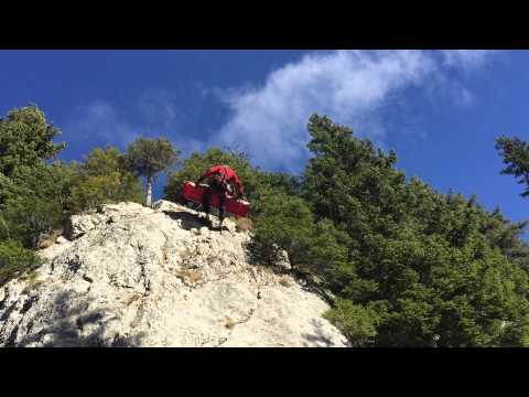 Simulare coborare accidentat in rapel