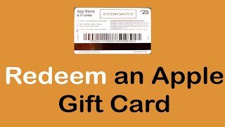 How to Redeem an Apple Gift Card | Add Apple Gift Card To iTunes And Check The Balance