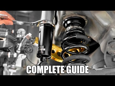 How to Setup Adjustable Coilovers & Control Arms // MacPherson & Divorced