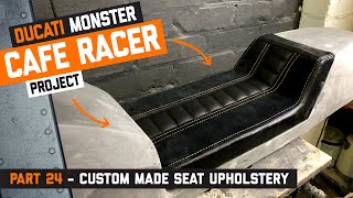 Download lagu Ducati Monster Cafe Racer Part 24 - Custom Upholstered Seat mp3
