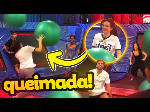 QUEIMADA EM CAMA ELÁSTICA!