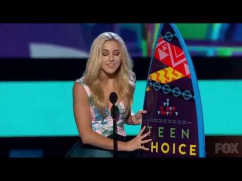 Chloe Lukasiak's Acceptance Speech for Choice Dancer - Teen Choice Awards 2015