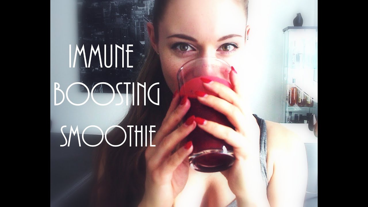 Quick Vegan Immune Boosting Smoothie #WellnessWed