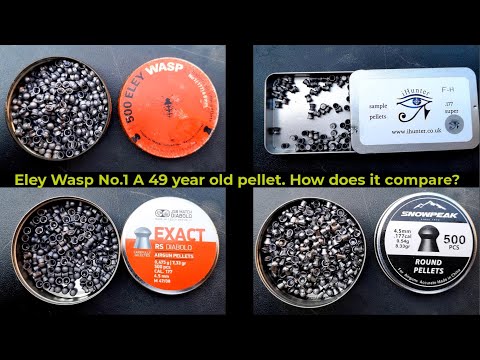 "Eley Wasp No.1" A 49 year old tin of pellets.  How does it compare? (Part One)