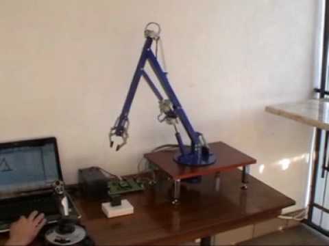 USB interface in mechanical device control - Mechanical arm.