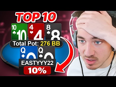 STRESS LEVELS RISING in the 10NL Challenge?! | Top 10 Hands Ep. 157