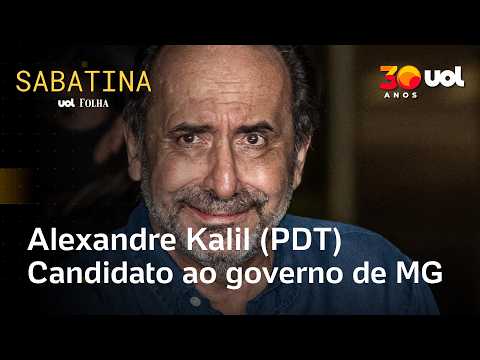 Alexandre Kalil (PDT), candidato ao governo de Minas Gerais SABATINA UOL/FOLHA