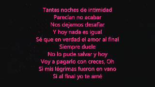 Yuridia -Como yo nadie te ha amado letra