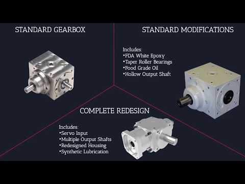 Special gearbox designs