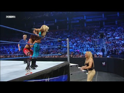 Victoria/Natalya Neidhart vs. Michelle McCool (SmackDown/2008-04-11)