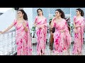 Sanya Malhotra Is An Epitome Of Grace And Elegance In A Pink Tie Dye Saree