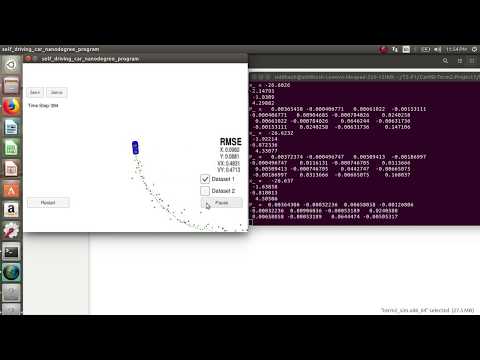 Extended Kalman Filter implementation in simulator