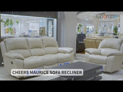 Gambar Cheers Maurice Sofa Recliner Kulit 1 Seater - Cokelat
