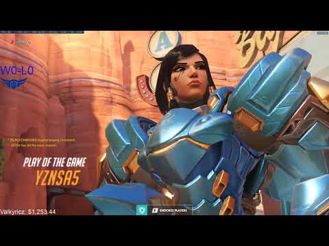 POTG! THE MOST DOMINANT PHARAH - YZNSA ! GAMEPLAY OVERWATCH SEASON 25 TOP 500
