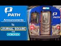ᴴᴰ NJ Path Announcements To Journal Square Via Hoboken Weekend Late Nights
