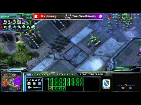 Lone Star Clash CSL Round of 8 - Rice Univ. vs Texas State Univ. - Game 2 - Lark vs OpTiKCoyote