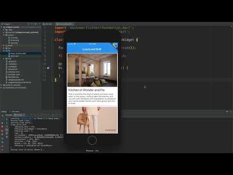 Building your first Flutter Widget