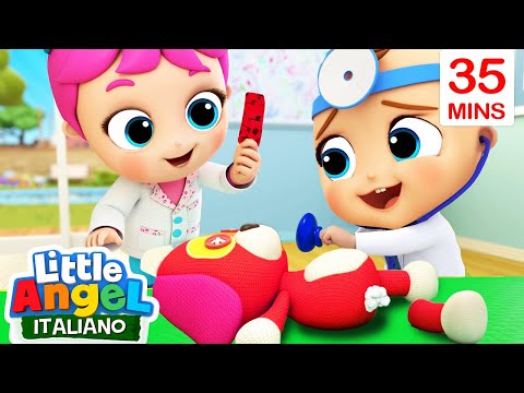 Gianni il Veterinario 🐶🩺 Cartoni Animati Con Gianni Piccino - Little Angel Italiano