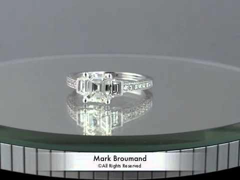 2.22ct Asscher Cut Diamond Engagement Anniversary Ring- Mark Broumand