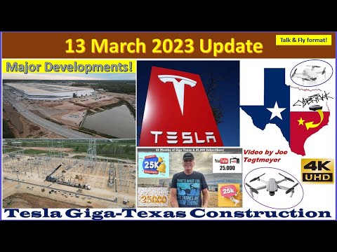 25K Subscribers! S Changes, Switchyard C/B Installation!13 March 2023 Giga Texas Update (08:35AM)
