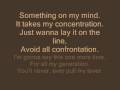 Something on My Mind - Hawk Nelson (with lyrics)