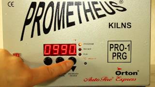 preview picture of video 'Zilverklei oven, Programmeren van de Prometheus Pro1 PRG oven'