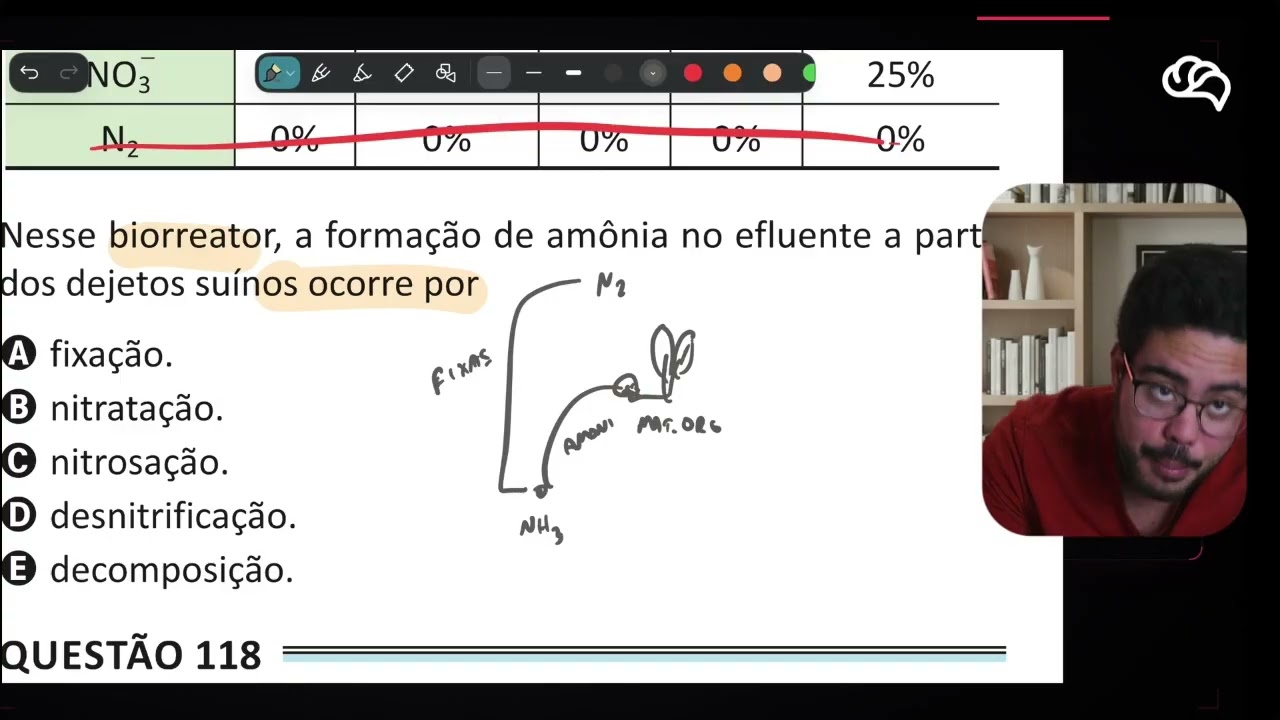Resolução em Vídeo — Questão 117 ENEM 2025 Belém