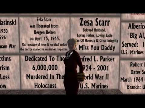 VE Day Remembrance with Holocaust Survivor in Second Life