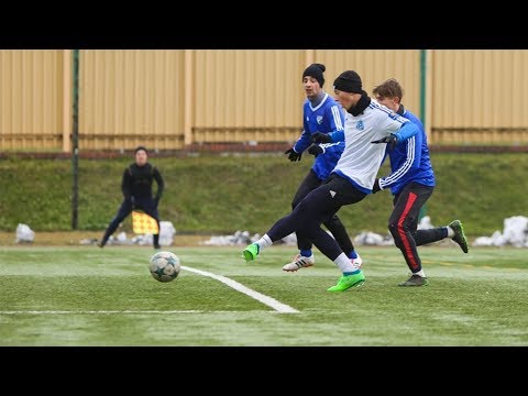 Gol Mateusza Bartolewskiego na 3-1 w sparingu Ruch - Gwarek Ornontowice (07.12.2019 r.)
