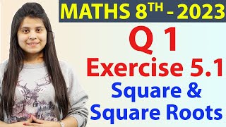 Q 1 - Ex 5.1 - Square and Square Roots - NCERT Maths Class 8th - Chapter 5, New Syllabus CBSE 2023