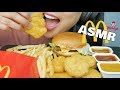 ASMR McDonalds CHICKEN NUGGETS Wendy S Burger EATING SOUNDS NO TALKING SAS ASMR