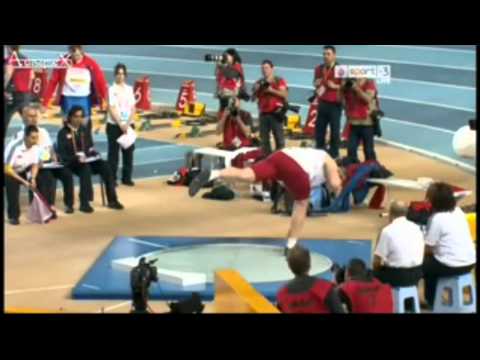 Tomasz Majewski 21.72 m Shot Put Istanbul 2012 Indoor Record of Poland
