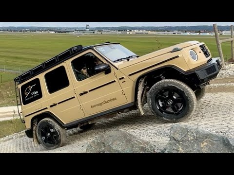 Mercedes G-Wagon Climbs a 100% grade (45-degree slope) | G Wagon off-road capability