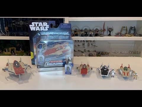 Star Wars Micro Galaxy Squadron A-Wing Review and Comparison