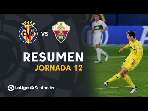 Resumen de Villarreal CF vs Elche CF (0-0)
