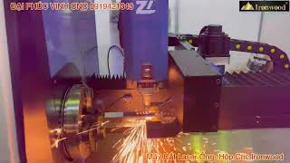 Máy Laser ống- hộp nguồn cắt 2000W Ironwood
