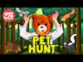 Bearhead Pet Hunt 🐿 | Silly Videos For Kids | Animal Videos | Danny Go!