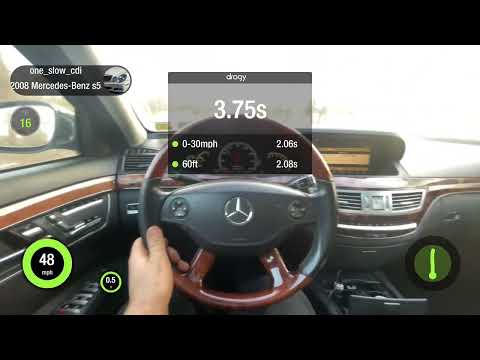 2008 Mercedes-Benz s550 4matic 387hp Usa 0-130 mph Launch