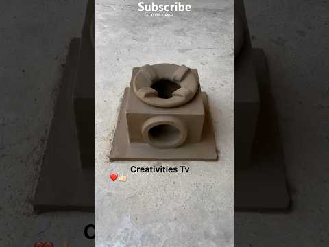 mitti ka chulha beautiful village life clay mud stove making new chulha design chulha making at home