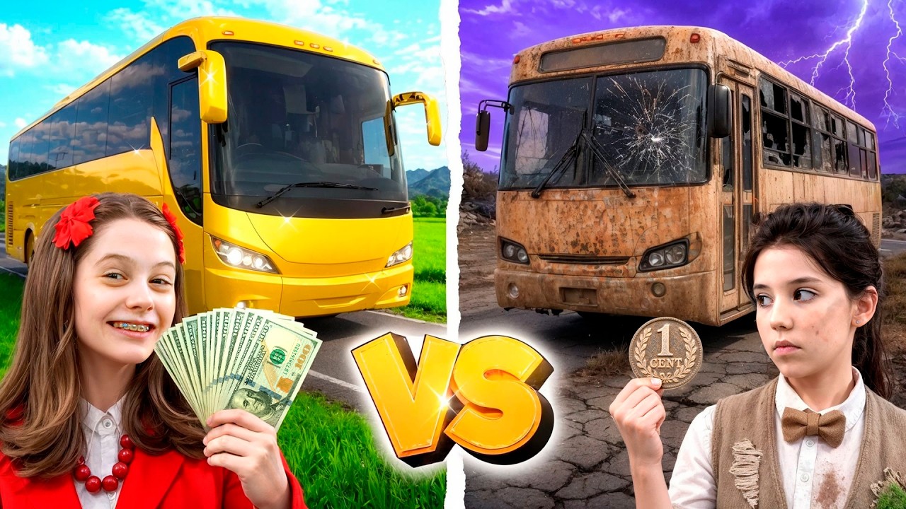 1$ vs 1 000 000$ Bus Challenge