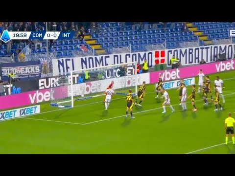 Stefan de Vrij Goal, Como vs inter 0-1 Highlights || Serie A  2024/25