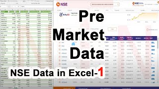 Pre Market Data | Pre market analysis | Nse Data in Excel  | Tamil @NiftyTimesNow​