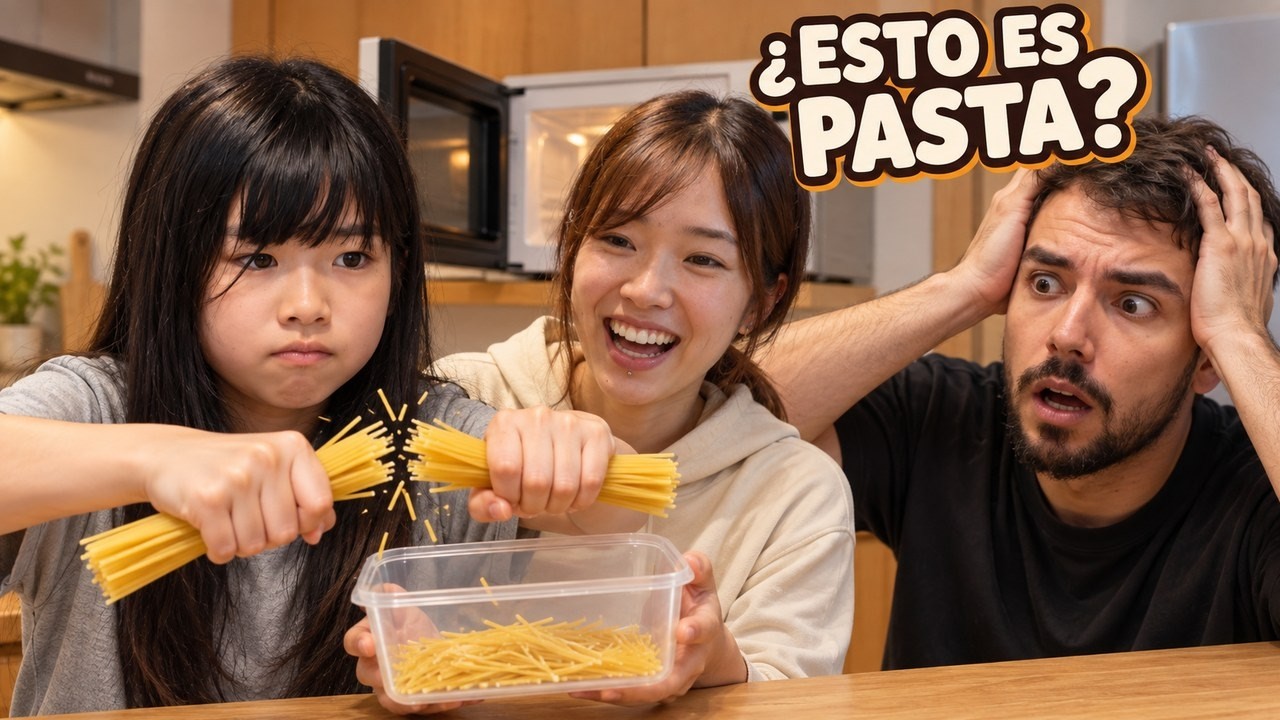 Hacemos pasta en Japón… y MI FAMILIA JAPONESA la mete al microondas