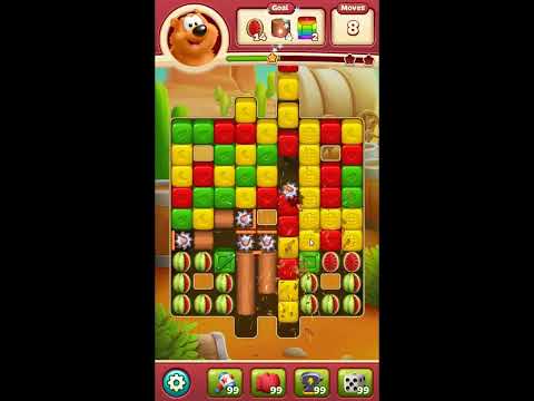 Toon Blast Level 8113 - NO BOOSTERS 🐻🐺🐱 | SKILLGAMING ✔️