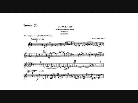 Aleksandra Pakhmutova: Trumpet Concerto (Semyon Salomatnikov, trumpet)