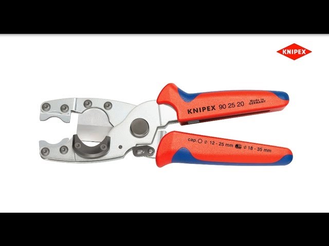 Video Teaser für KNIPEX Werkstatt-TV: Rohrschneider für Verbund- und Schutzrohre (90 25 20)